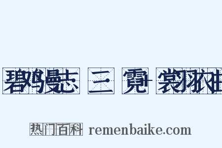 碧鸡漫志·三·霓+裳羽衣曲是什么意思的图片